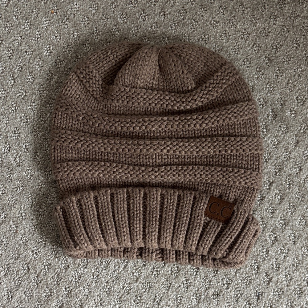 C.C women’s Tan Knit Hat